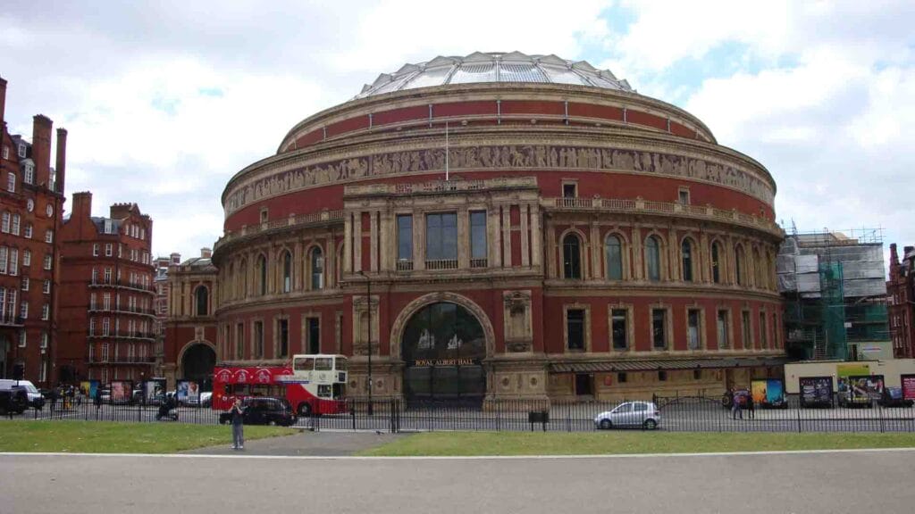 Discover Royal Albert Hall 2026 View on Royal Albert Hall from Kensington Gardens in Hyde Park