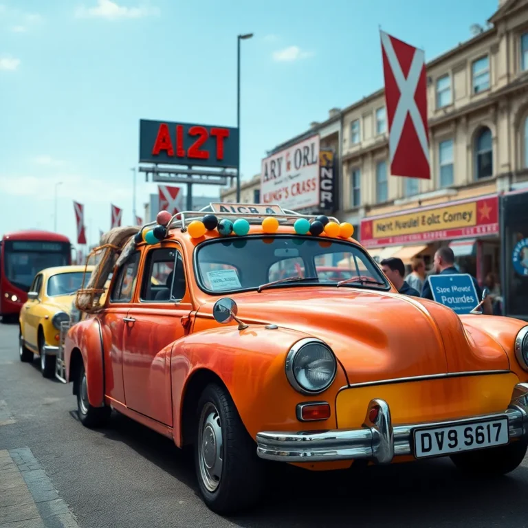 Art Car Boot Fair: Comedy Drives King's Cross!