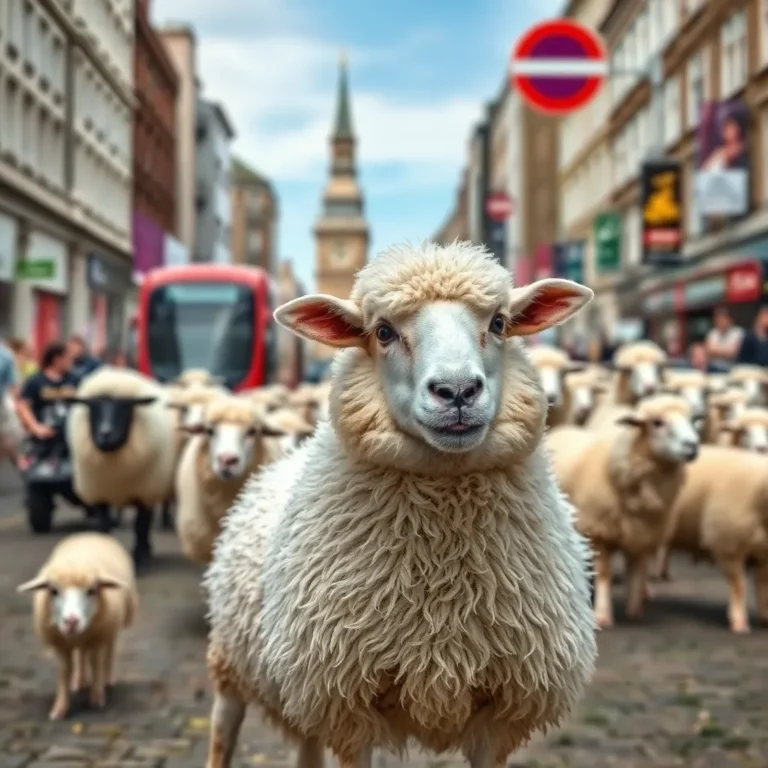 London's Famous Sheep Drive Returns!