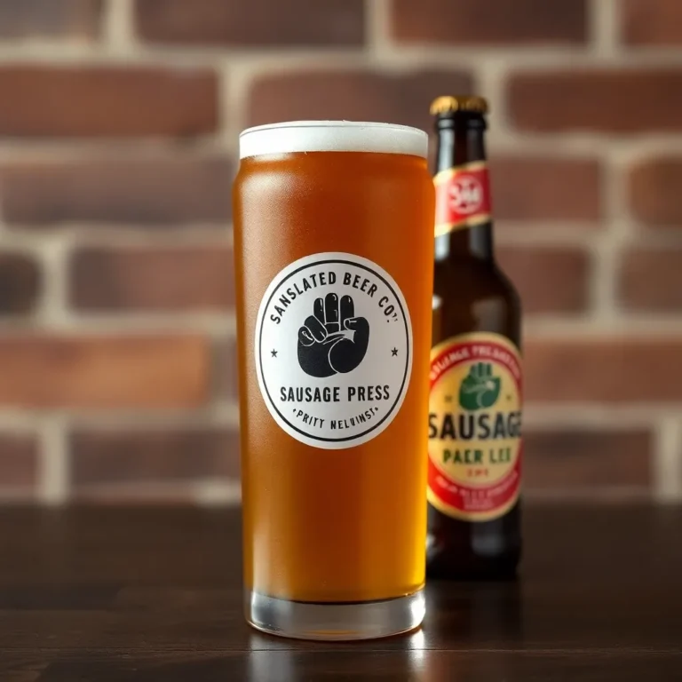 Sausage Press & Pretty Decent Beer Co: Collab Pale Ale!