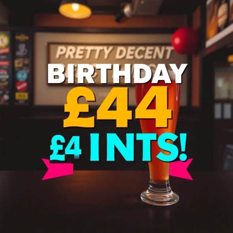Pretty Decent Beer Co's Birthday Bash: £4 Pints!