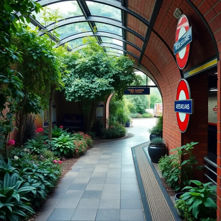 Secret Garden Thrives in Arnos Grove Tube Station