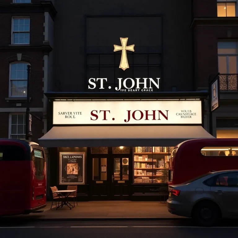 Literary & Culinary Icons Unite: St. JOHN Lands in Bloomsbury