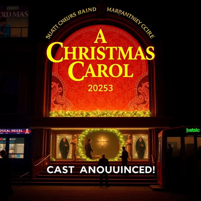 Old Vic's *A Christmas Carol* 2025 Cast Announced!