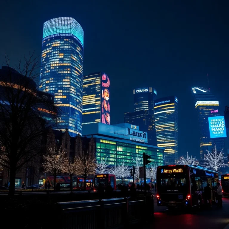 Canary Wharf Glows: Winter Lights Festival Brightens January