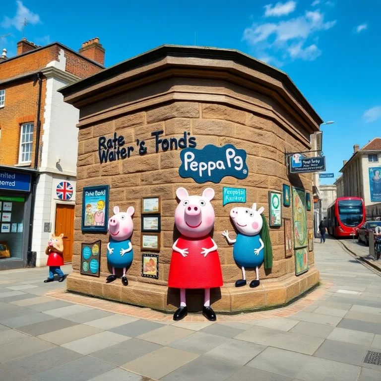 Peppa Pig Meets History: Bermondsey's Cornerstone Art