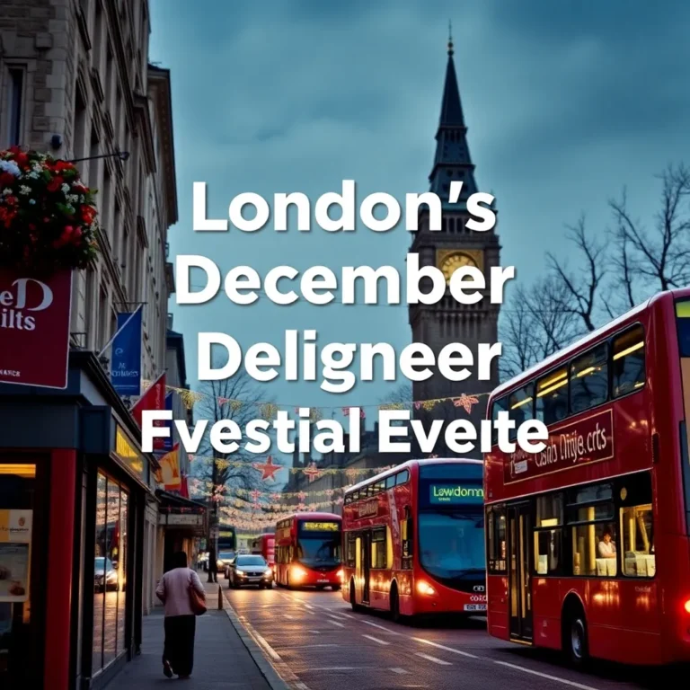 London's December Delights: Your Ultimate Festive Event Guide