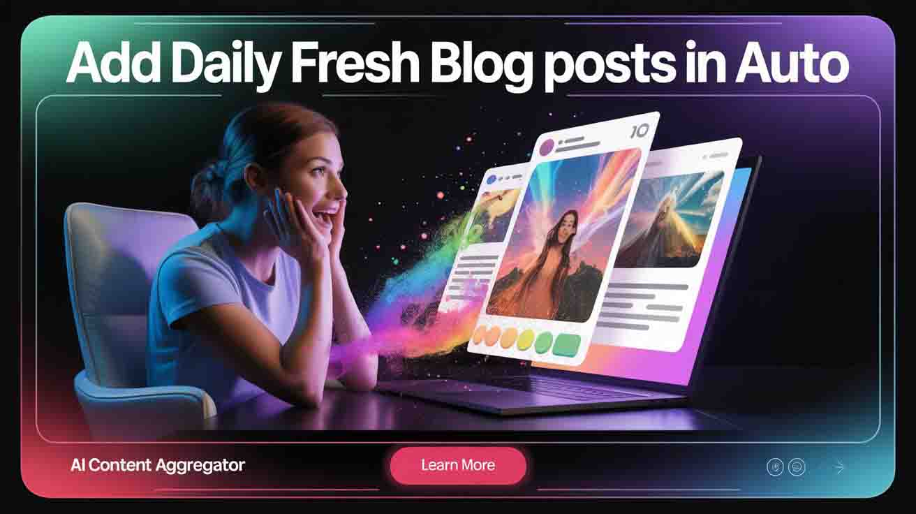 AI Content Aggregator - adv. banner