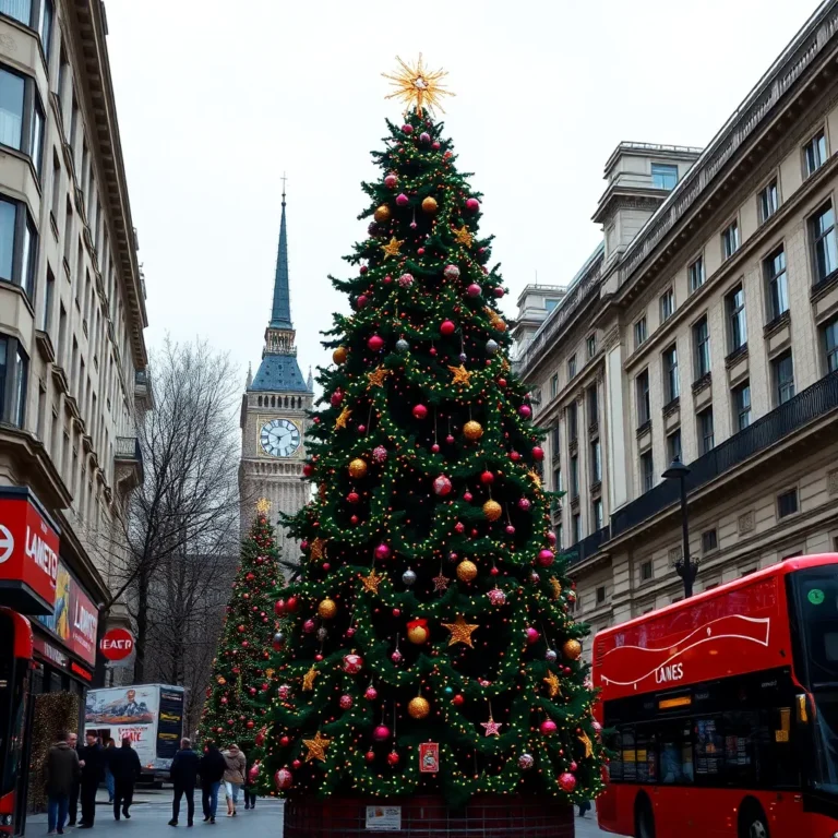 London's Dazzling Christmas Trees: A Festive Showcase of Art & Heart
