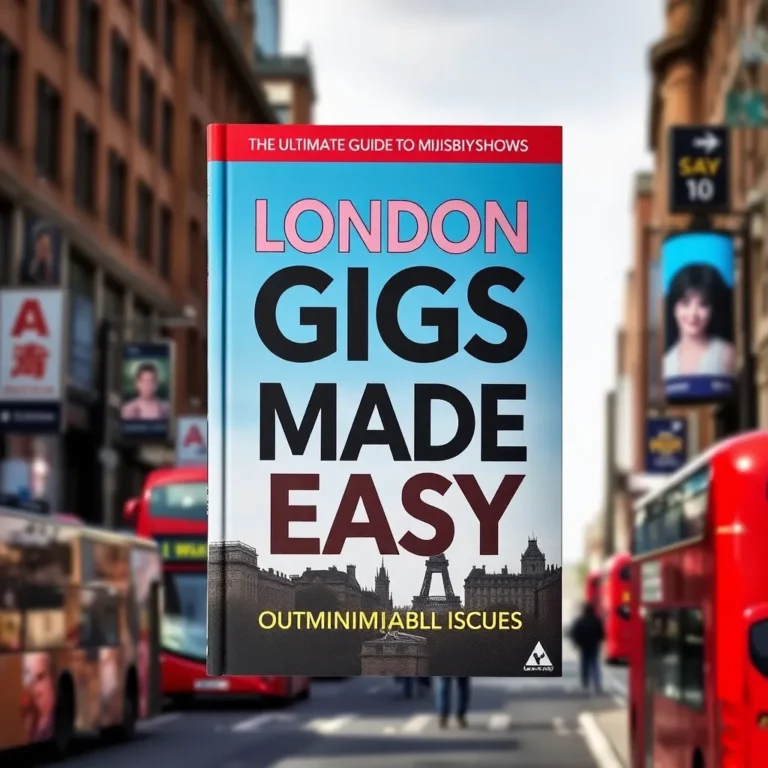 London Gigs Made Easy: Your Ultimate Guide to Unmissable Shows