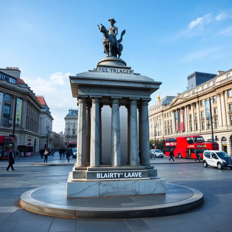 Trafalgar Square's Fourth Plinth: New Artwork Unveiled!