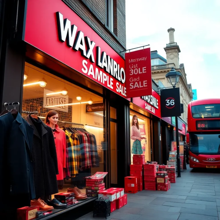 Wax London Sample Sale: Up to 80% Off Menswear!