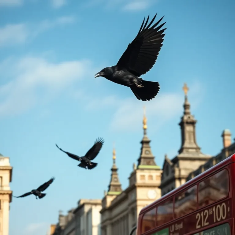 Wild Ravens Soar Back Into London's Skies!