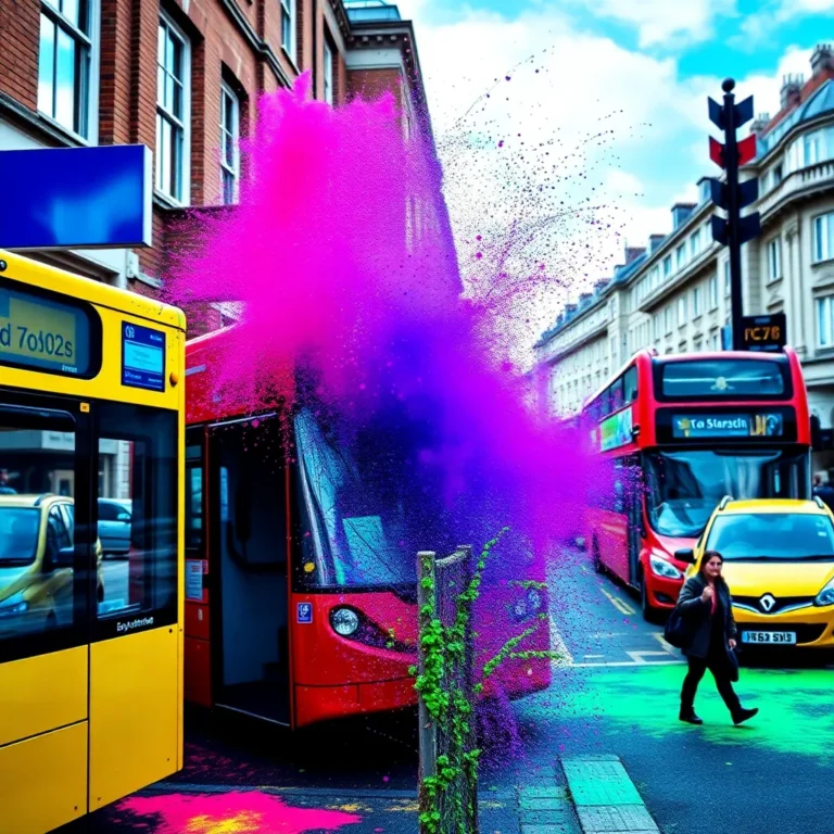 London's Technicolor Takeover: A Splash of Joy