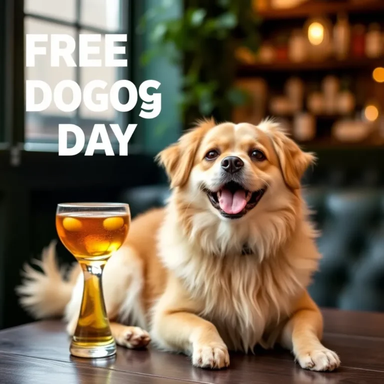 CELEBRATE NATIONAL PET DAY WITH FREE DOGGY DRINKS IN LONDON