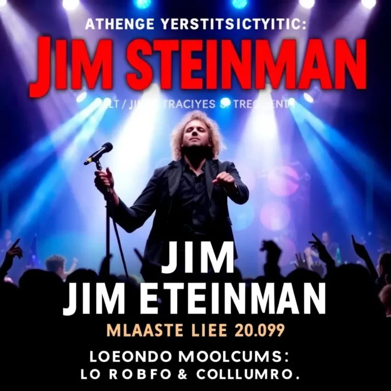 EXCITING CONCERT TRIBUTE TO JIM STEINMAN AT LONDON COLISEUM