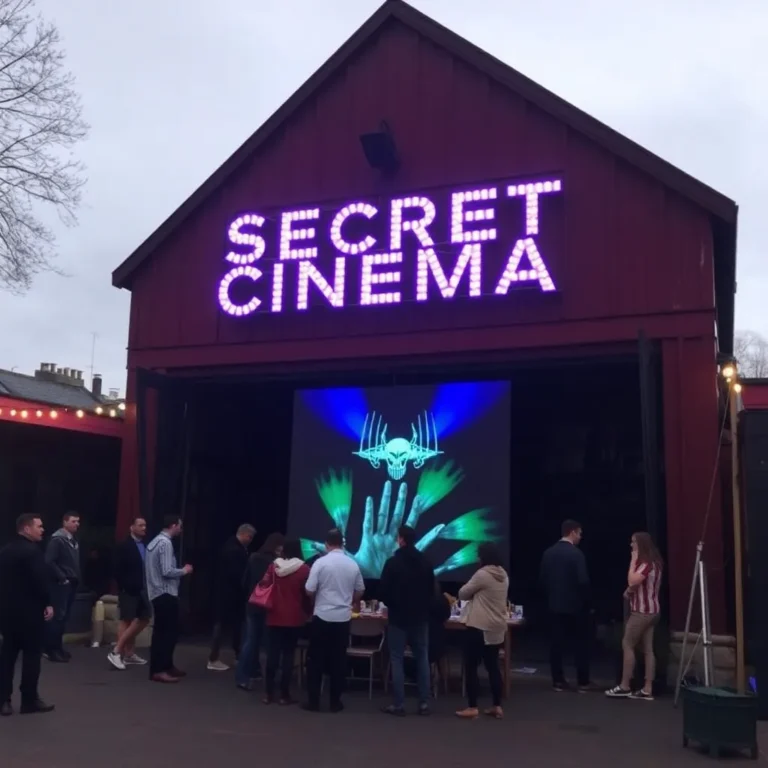 SECRET CINEMA SET TO OPEN PERMANENT VENUE IN NORTH GREENWICH