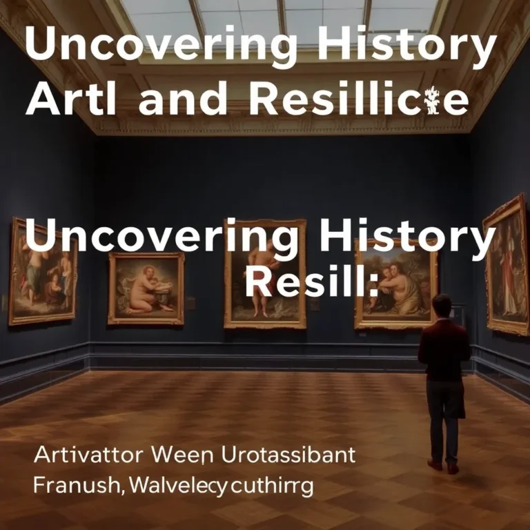 UNCOVERING HISTORY: ART AND RESILIENCE AT THE WALLACE COLLECTION
