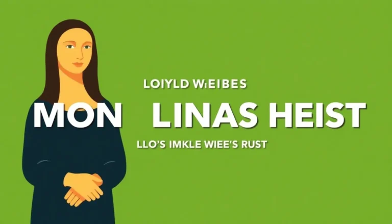LLOYD WEBBER'S MONA LISA HEIST MUSICAL IS COMING TO THE WEST END