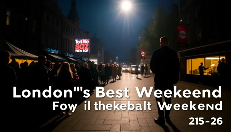 LONDON'S BEST WEEKEND: FAMILY FUN, MUSIC & LOCAL CULTURE (APR 25-26)