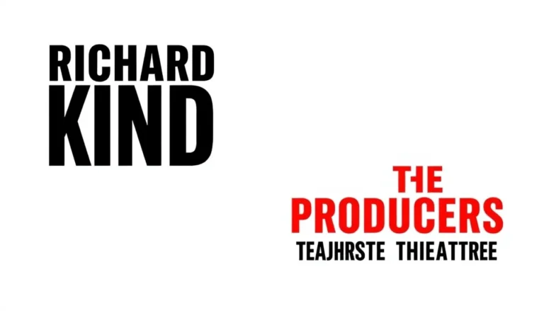 RICHARD KIND STARS IN THE PRODUCERS AT GARRICK THEATRE