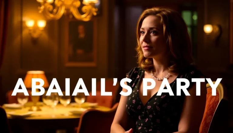 ABIGAIL'S PARTY TRANSFERS TO WEST END: TAMZIN OUTHWAITE STARS