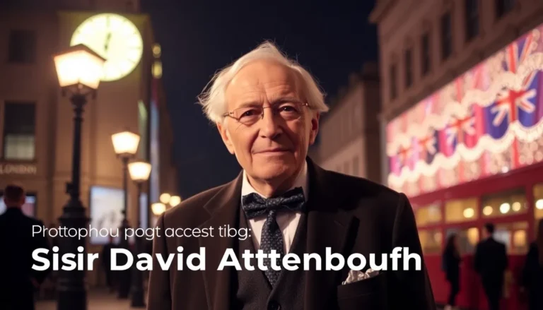 LONDON CELEBRATES SIR DAVID ATTENBOROUGH'S 100TH BIRTHDAY