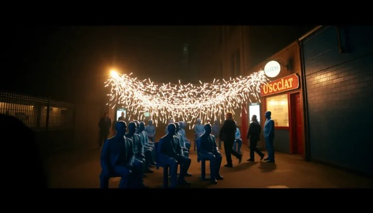 BOROUGH'S BLUE MEN: THE HIDDEN ART INSTALLATION LOCALS LOVE