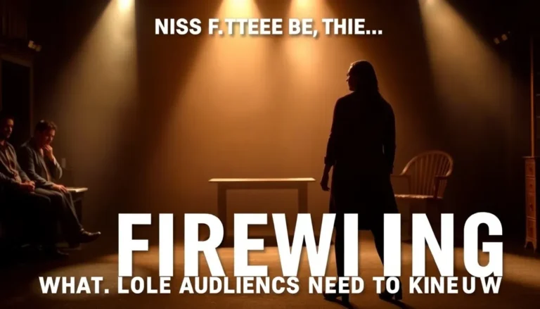 HAMPSTEAD THEATRE'S FIREWING: WHAT LOCAL AUDIENCES NEED TO KNOW