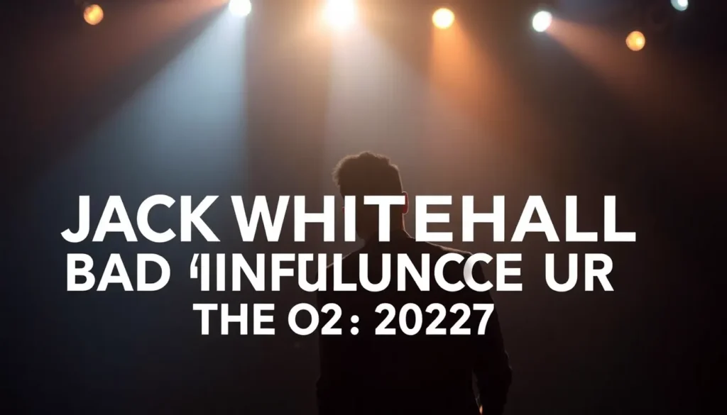 JACK WHITEHALL ANNOUNCES BAD INFLUENCE TOUR AT THE O2 IN 2027