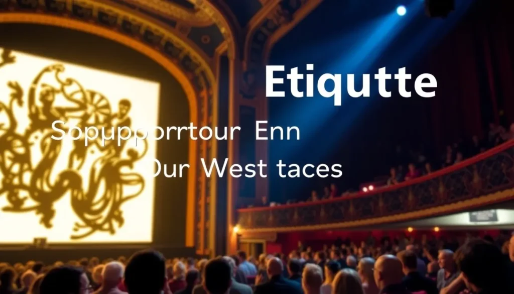 LONDON THEATRE ETIQUETTE: SUPPORTING OUR WEST END STAGES