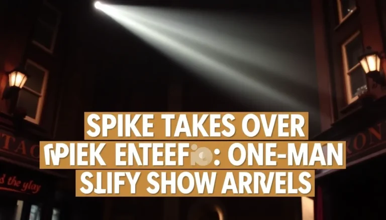 SPIKE TAKES OVER WEST END: ONE-MAN BUFFY SHOW ARRIVES