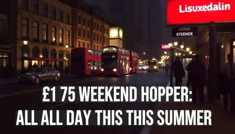 £1.75 WEEKEND HOPPER: EXPLORE LONDON ALL DAY THIS SUMMER
