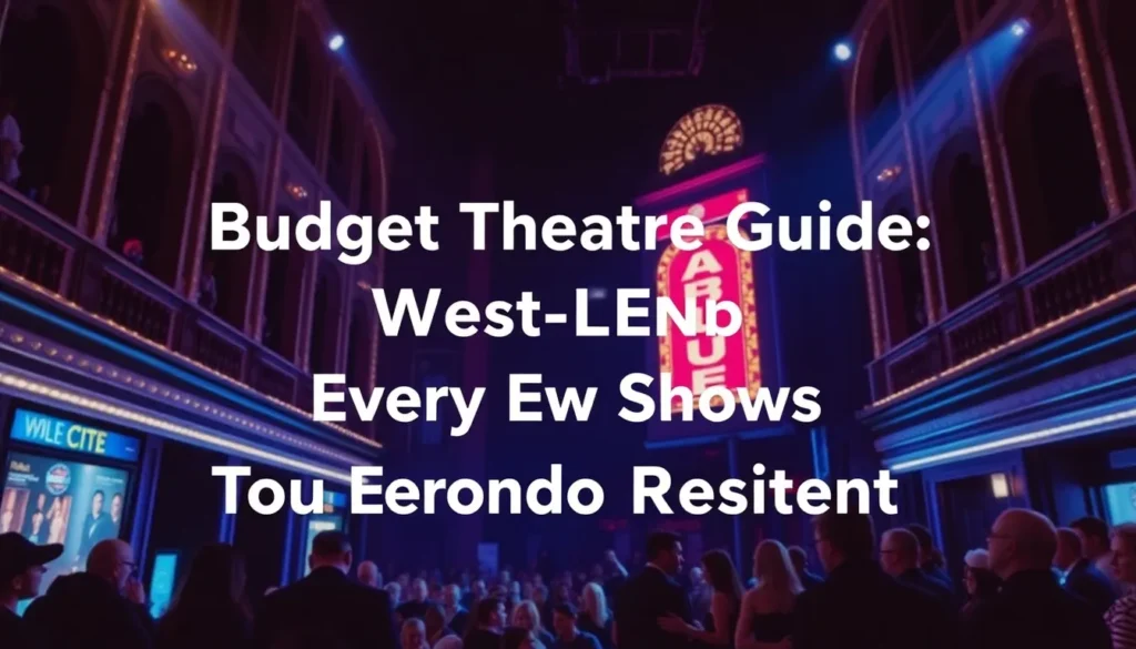 BUDGET THEATRE GUIDE: WEST END SHOWS FOR EVERY LONDON RESIDENT