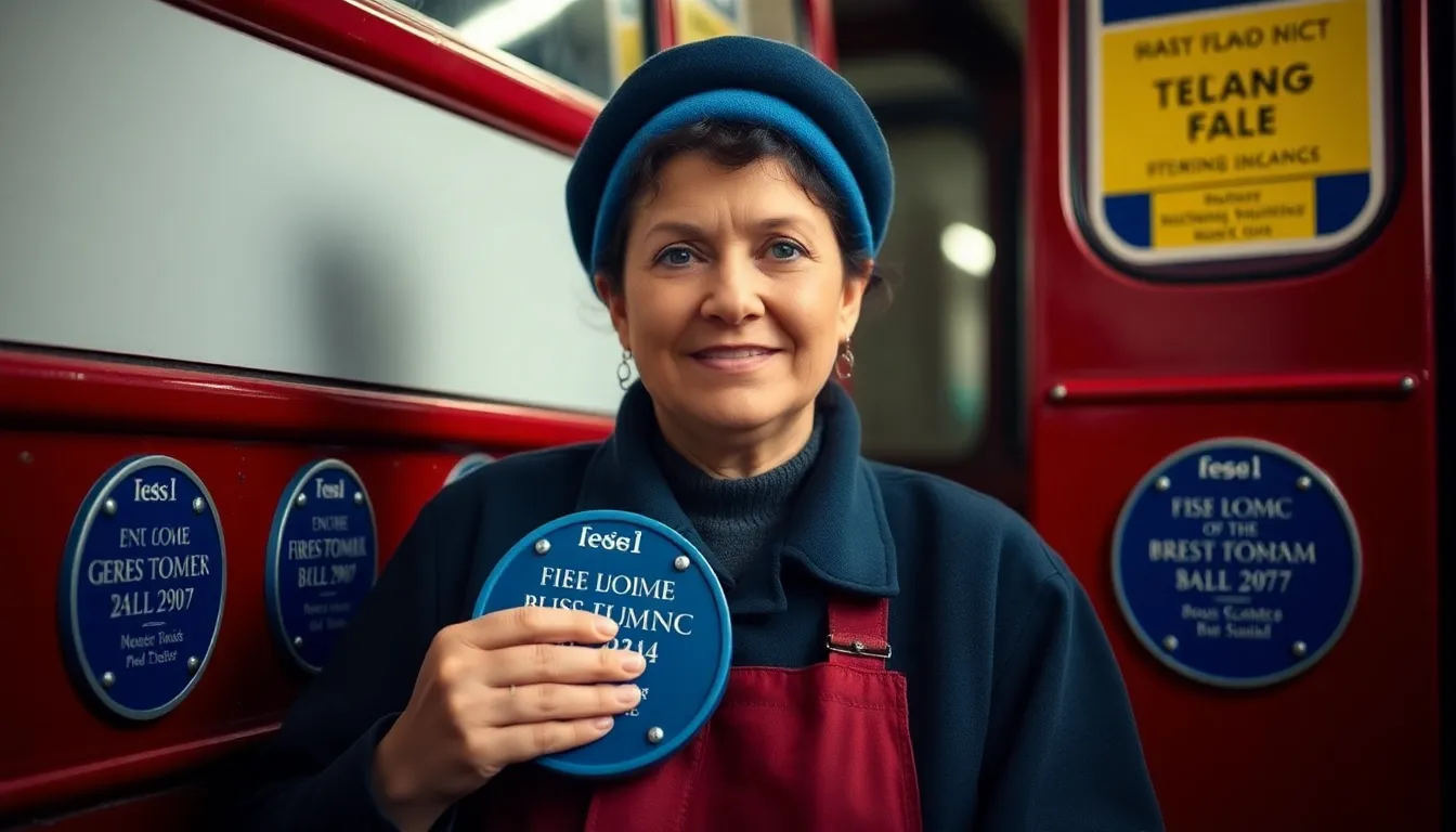 EAST LONDON CELEBRATES FIRST WOMAN BUS MECHANIC WITH BLUE PLAQUES