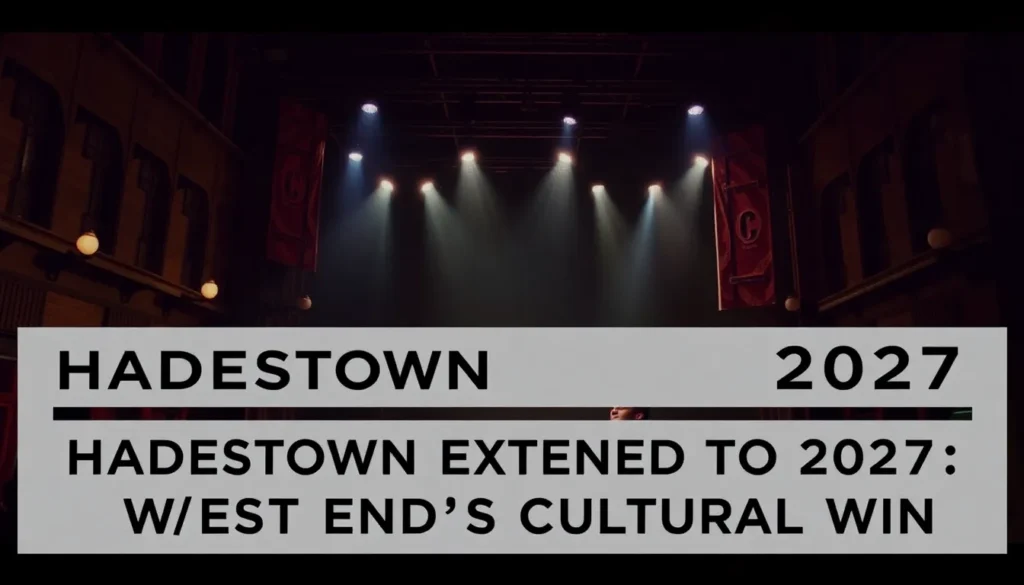 HADESTOWN EXTENDED TO 2027: WEST END'S CULTURAL WIN