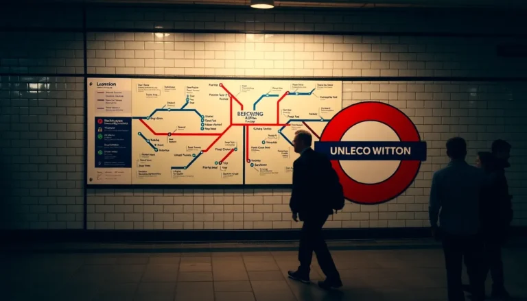 LONDON'S ICONIC TUBE MAP: FROM 1933 DESIGN TO MODERN SPONSORSHIPS