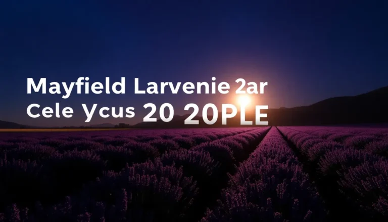 MAYFIELD LAVENDER FARM CELEBRATES 20 YEARS OF PURPLE