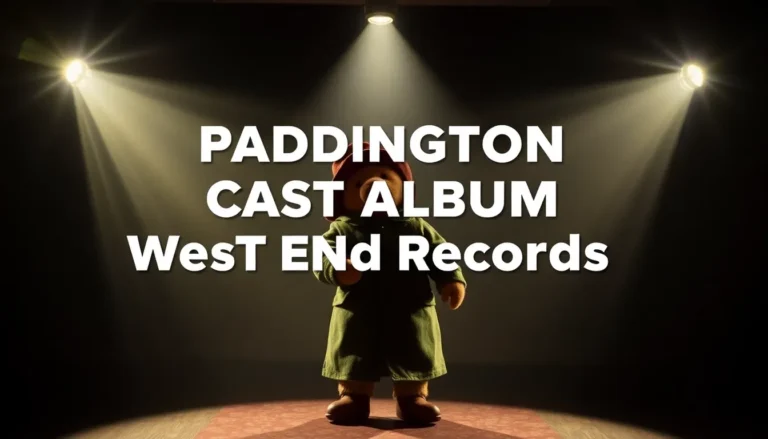 PADDINGTON MUSICAL CAST ALBUM BREAKS WEST END RECORDS