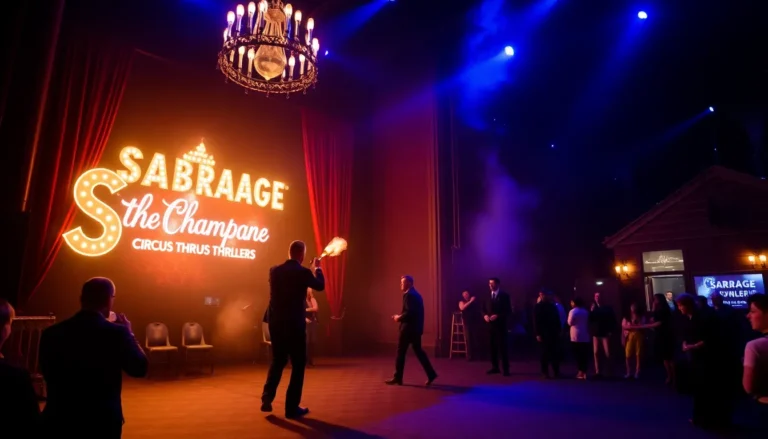 SABRAGE CABARET BRINGS SABRED CHAMPAGNE & CIRCUS THRILLS TO KING'S CROSS