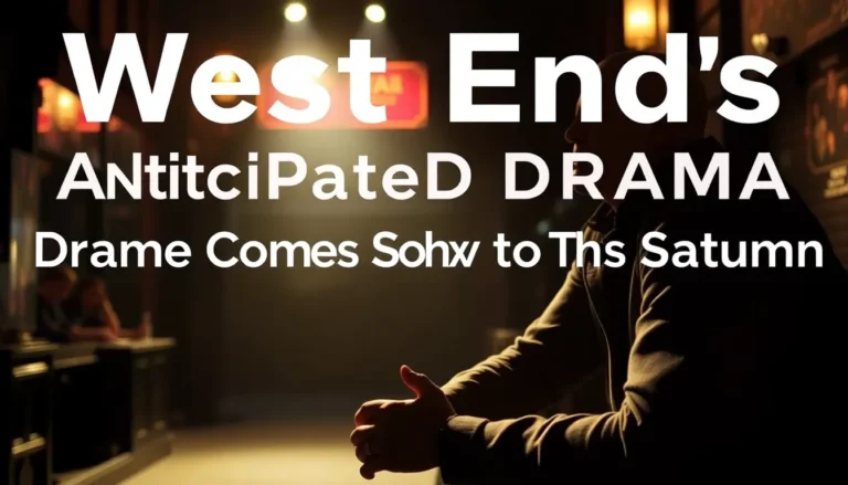 WEST END'S MOST ANTICIPATED DRAMA COMES TO SOHO THIS AUTUMN