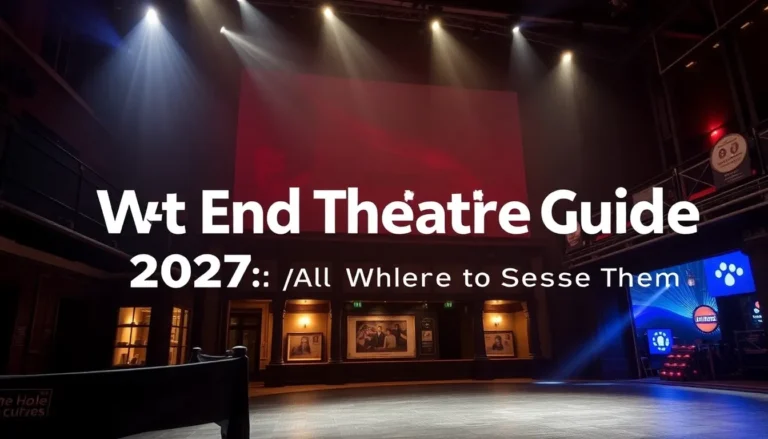 WEST END THEATRE GUIDE 2027: ALL SHOWS & WHERE TO SEE THEM
