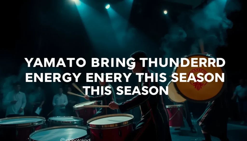 YAMATO DRUMMERS BRING THUNDEROUS ENERGY TO HOLBORN THIS SEASON