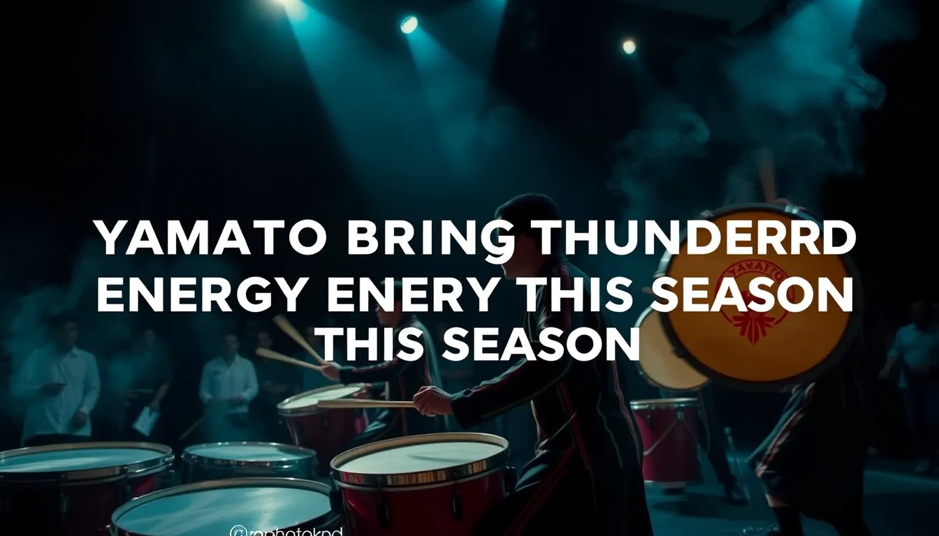 YAMATO DRUMMERS BRING THUNDEROUS ENERGY TO HOLBORN THIS SEASON