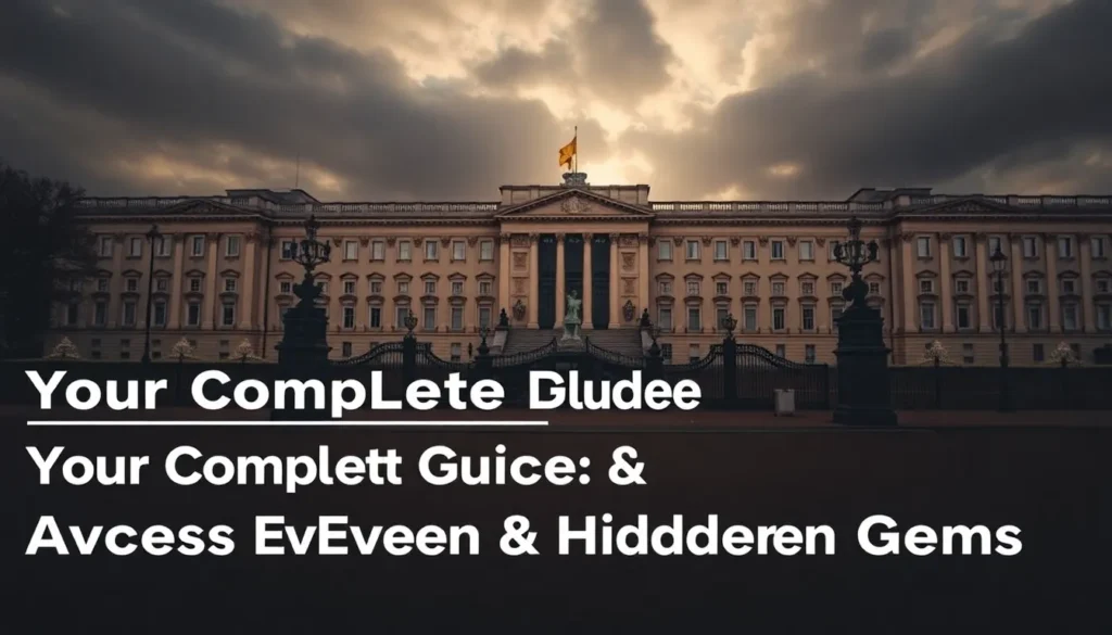 YOUR COMPLETE GUIDE TO BUCKINGHAM PALACE: ACCESS, EVENTS & HIDDEN GEMS