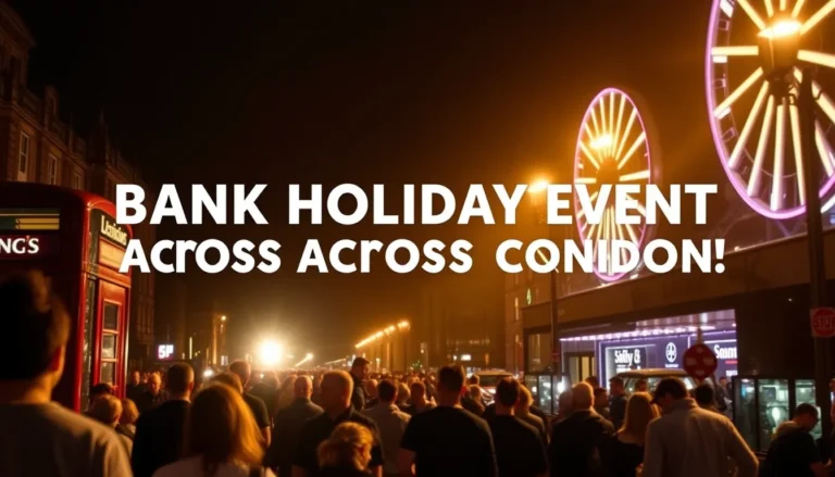 BANK HOLIDAY EVENTS ACROSS LONDON: YOUR COMPLETE LOCAL GUIDE