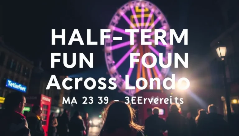 FREE HALF-TERM FUN ACROSS LONDON: MAY 25-31 EVENTS