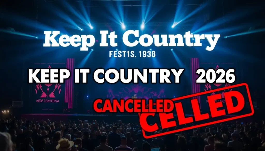 KEEP IT COUNTRY FESTIVAL 2026 AT THE O2 CANCELLED