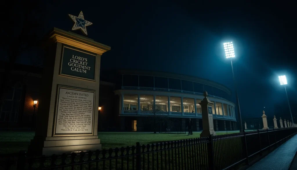 LORD'S CRICKET GROUND MEMORIALS: ST JOHN'S WOOD'S HIDDEN HERITAGE