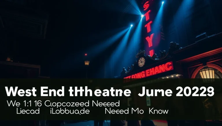 WEST END THEATRE BOOM JUNE 2026: WHAT LOCAL LONDONERS NEED TO KNOW